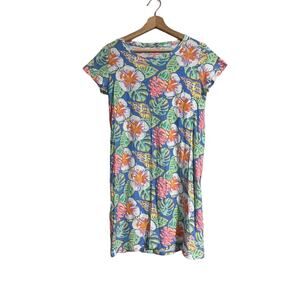 Vineyard Vines Tropical Shells Beach Tee Dress XS